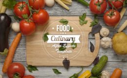 Food And Culinary Titles - After Effects Template