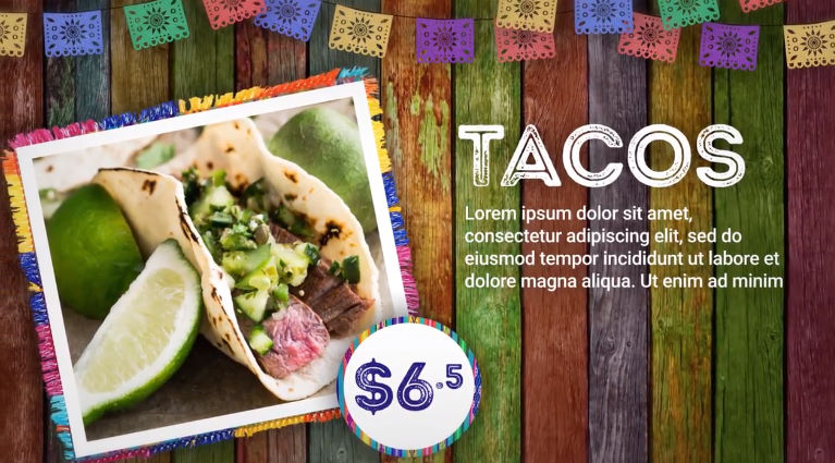 Mexican Restaurant Pack – Motion Array