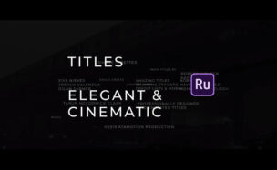 Titles Elegant Cinematic Pack 4 – PREMIERE RUSH Template