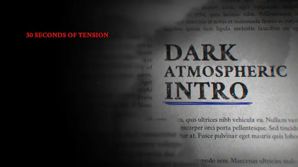 Taku Dark Atmospheric Intro – Videohive