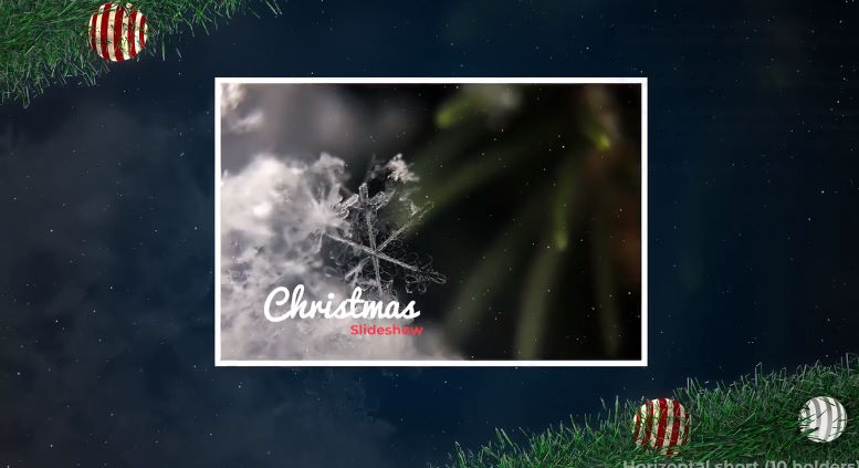 Winter Christmas Slideshow Social Media – Premiere Pro