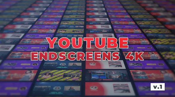 YouTube EndScreens 4K v1 – Videohive