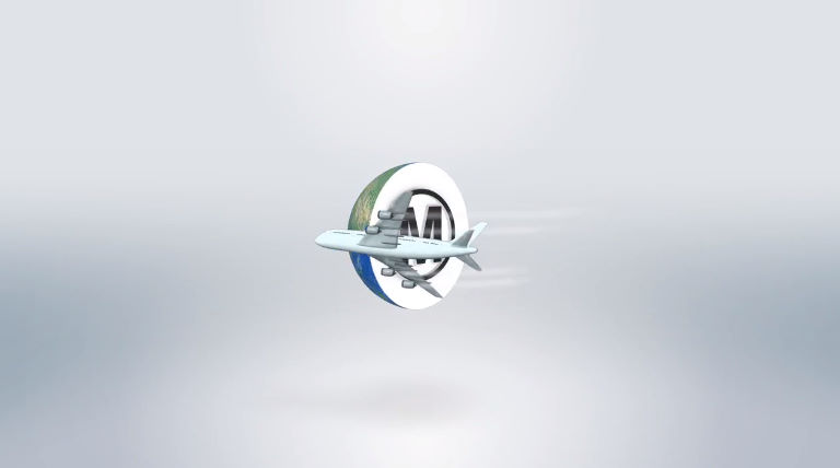 Motion Array Air Traveler – Clean Logo