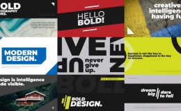 Bold Typography Slides - FINAL CUT PRO