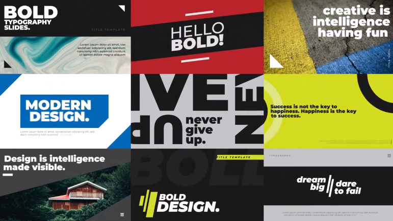 Bold Typography Slides – FINAL CUT PRO