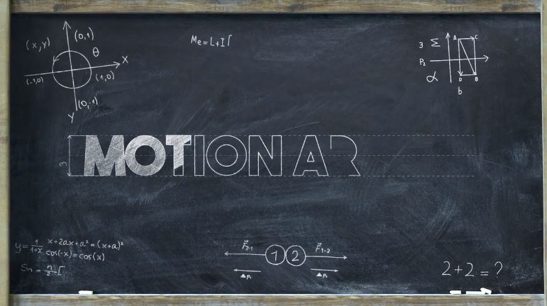 Chalkboard Math Logo – With Sound Effects – After Effects Template