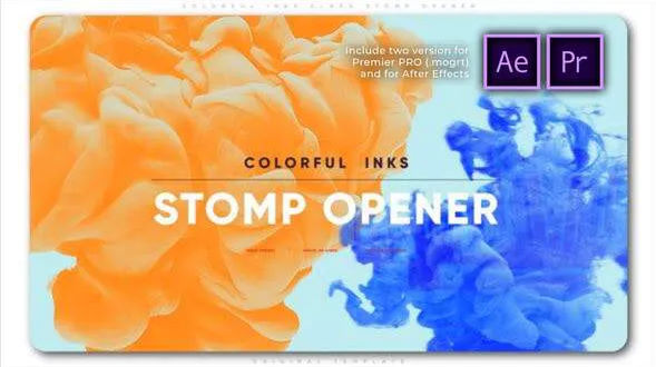 Videohive Colorful Inks Claps Stomp Opener – Premiere Pro