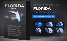 Florida Map Florida Map Kit - Videohive