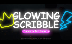 Glowing Scribble – After Effects Template