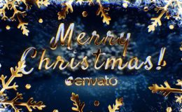 Golden Christmas Wishes with Magic Particles - Videohive