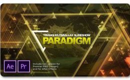 Videohive Paradigm Triangles Parallax Slideshow - Premiere Pro