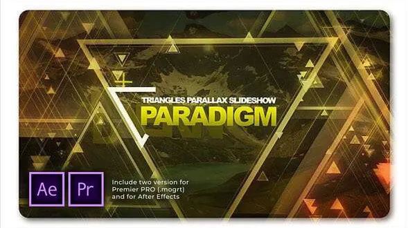Videohive Paradigm Triangles Parallax Slideshow – Premiere Pro