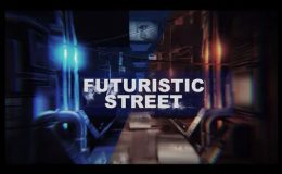 4k Futuristic thechnology street opener - Videohive