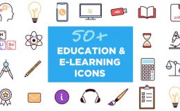 50+ Animated Icons for Education and E-learning - Videohive