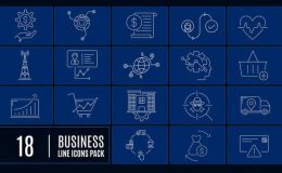 Business Line Icons - Videohive