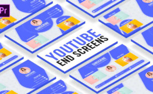 Clean Youtube End Screens Videohive – Premiere Pro
