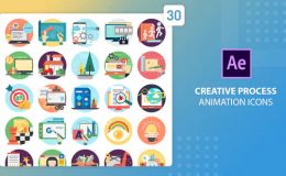 Creative Process Animation Icons | After Effects - Videohive