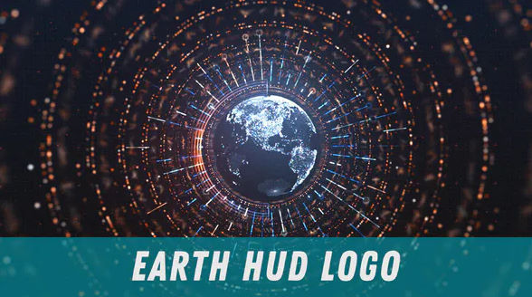 Earth HUD Logo – Videohive