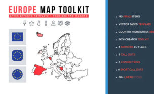 Europe Map Toolkit – Videohive