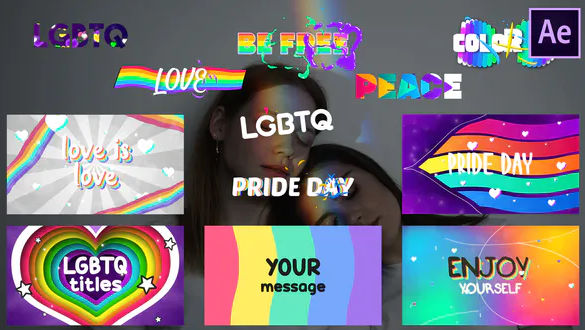 LGBTQ Titles And Scenes | After Effects – Videohive