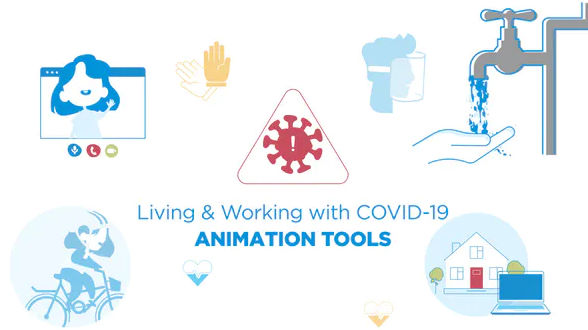 Living & Working with COVID-19 – Animated graphics – Videohive