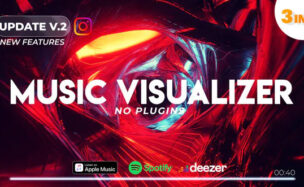Music Visualizer Tunnel with Audio Spectrum v2 – Videohive