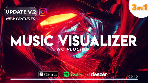 Music Visualizer Tunnel with Audio Spectrum v2 – Videohive