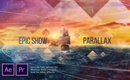 Parallax Epic Cinematic Slideshow Videohive - Premiere Pro