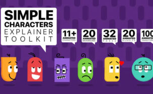 Simple Characters Explainer Toolkit – Videohive