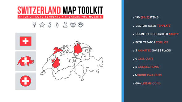 Switzerland Map Toolkit – Videohive