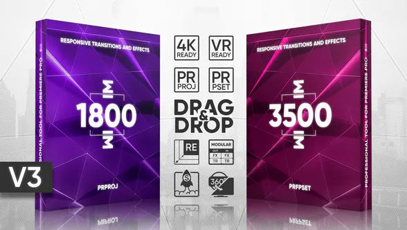 Transitions Presets Pack v3 Videohive – Premiere Pro