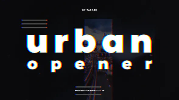 Urban Opener Videohive – Premiere Pro