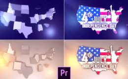 USA Patriotic Logo - Premiere Pro - Videohive