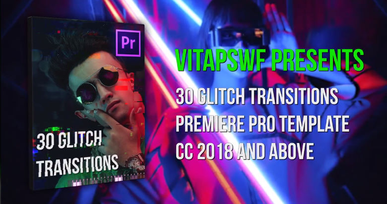 30 Glitch Transitions Pack – Premiere Pro