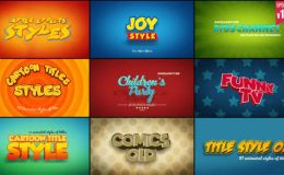 Cartoon Titles Styles - Videohive