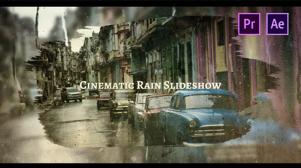 Videohive Cinematic Rain Slideshow – Premiere Pro