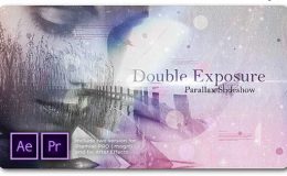Double Exposure Parallax Slideshow Premiere Pro