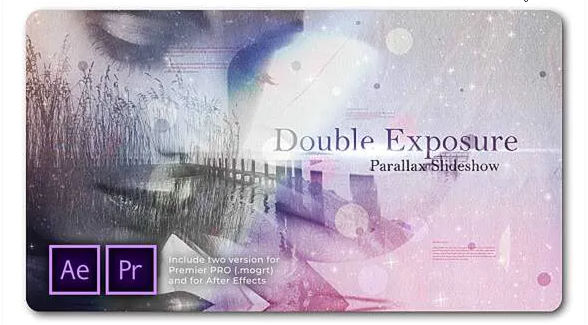 Double Exposure Parallax Slideshow Premiere Pro