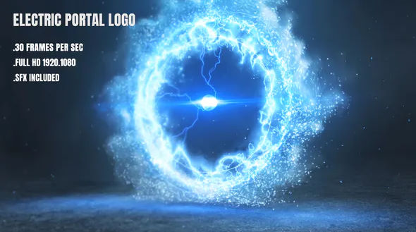 Electric Portal Logo – Videohive