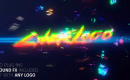 Glitch Cyber Logo - Videohive