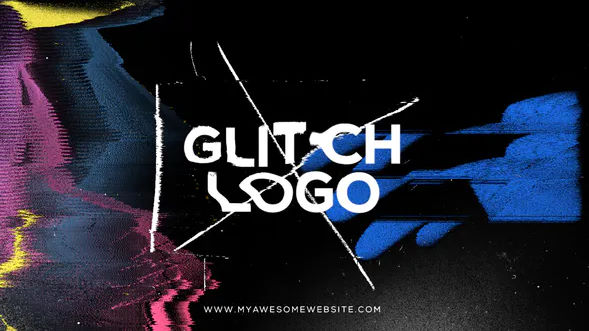 Glitch Distortion Logo Intro – Videohive