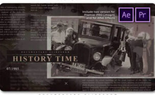 Videohive History Time Documentary Slideshow – Premiere Pro