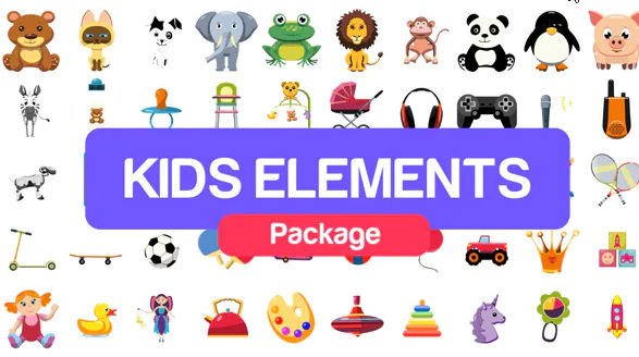 Kids Elements Package – Videohive