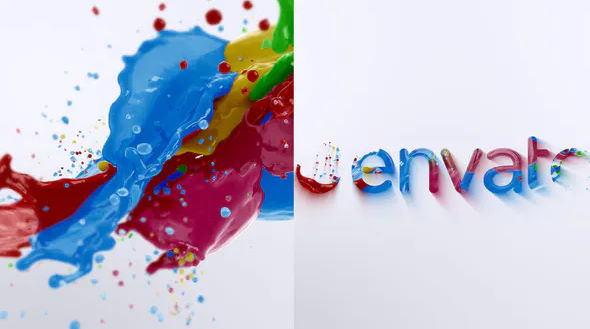 Liquid Paint Splash Logo 2 – Videohive