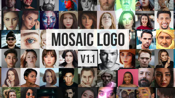 Mosaic Photos Logo Reveal V 1.1 – Videohive
