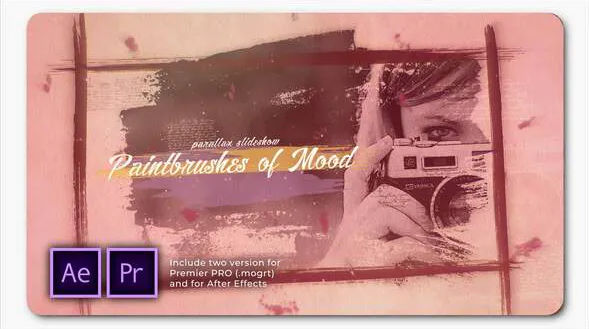 Paintbrushes of Mood Parallax Slideshow – Videohive