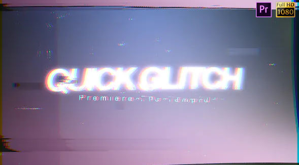 Videohive Quick Glitch Premiere Pro