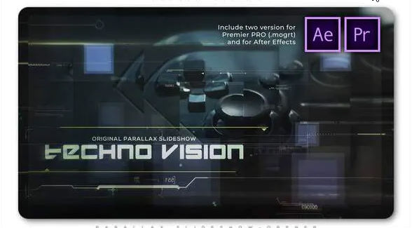 Techno Vision Parallax Slideshow – Videohive