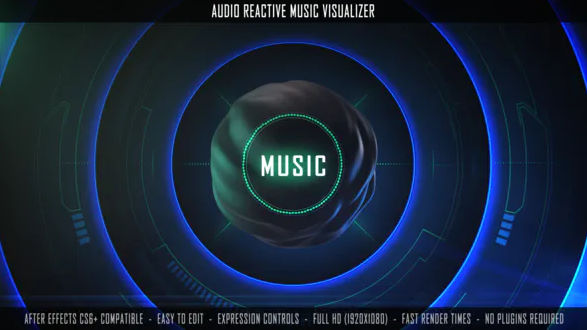 Audio Reactive Music Visualizer – Videohive
