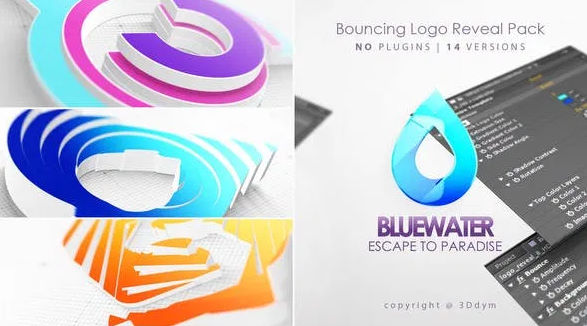 Bouncing 3D Logo Reveal – Videohive